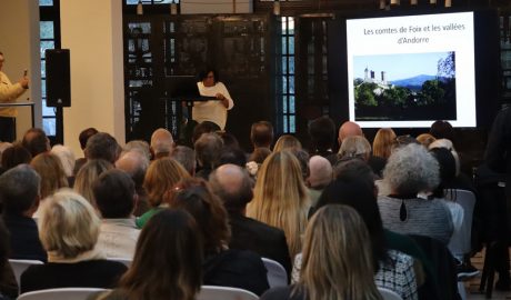 La conferència a càrrec de Claudine Pailhès