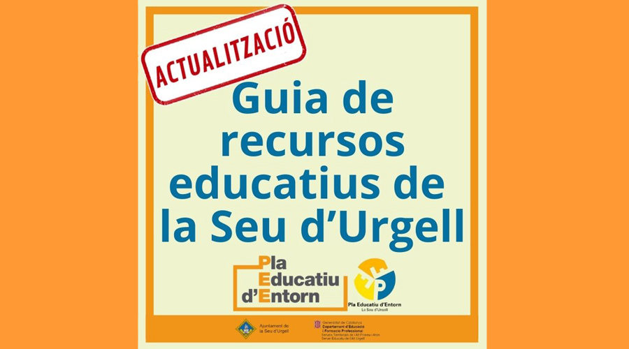 Actualització de la guia de recursos i serveis educatius de la Seu (Aj. la Seu)