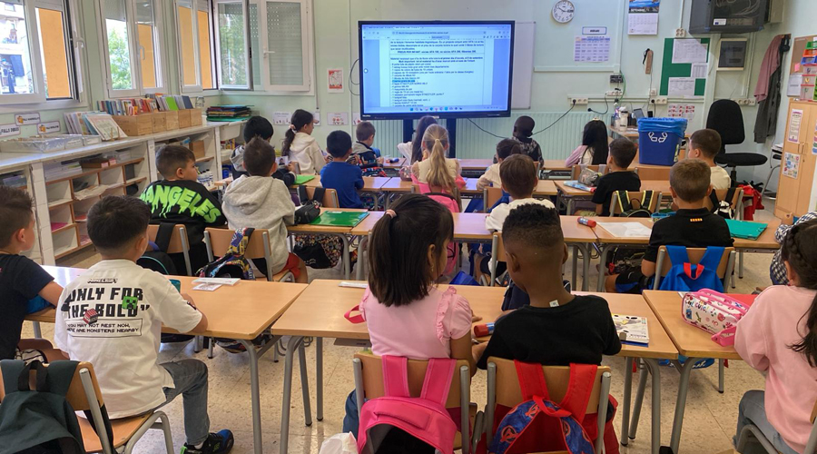 Alumnes de l'escola Pau Claris de la Seu d'Urgell (Aj. la Seu)