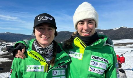 Íria Medina i Clàudia Garcia, a Corralco