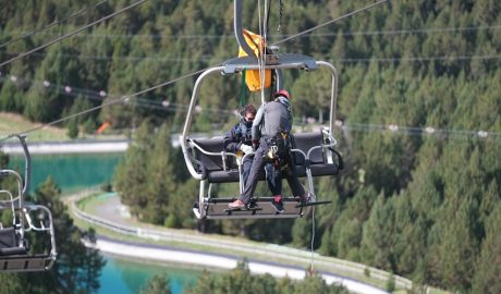 Una de les imatges que ha deixat el simulacre de rescat