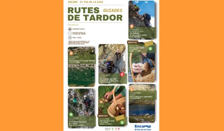 Cartell anunciador de les rutes de tardor