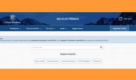 Seu electrònica del Govern