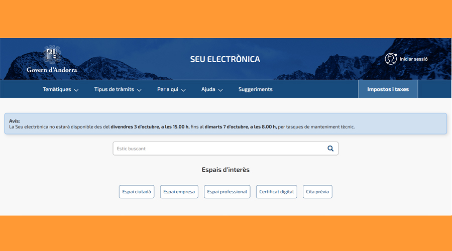 Seu electrònica del Govern (SFGA)