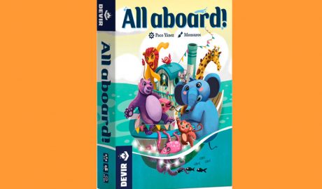Capsa del joc "All aboard!"