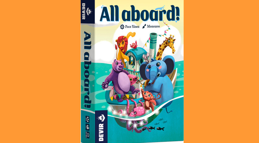 Capsa del joc "All aboard!"