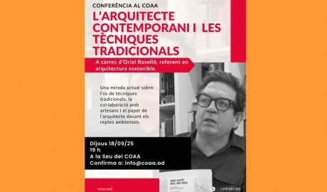 Cartell anunciador de la conferència