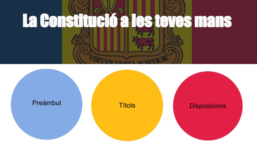 "La Constitució a les teves mans", a la web del Consell General