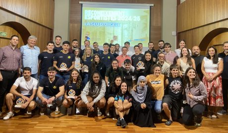 Els esportistes premiats en el reconeixement d'enguany (Aj. la Seu)