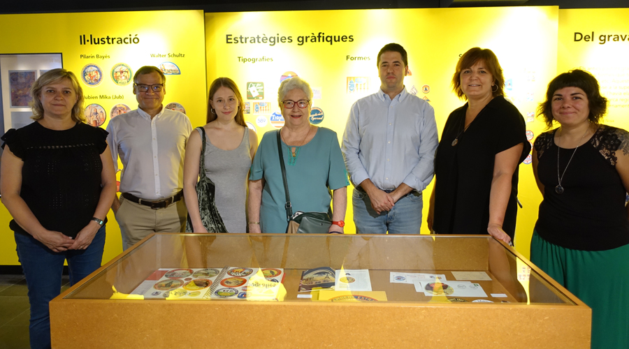 Inauguració de l'exposició, aquest migdia de dissabte (Aj. la Seu)