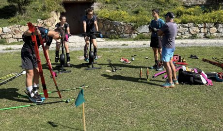 Treball conjunt durant l'estada de pretemporada