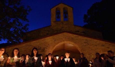 Una de les boniques imatges que va deixar la celebració d'aquest diumenge