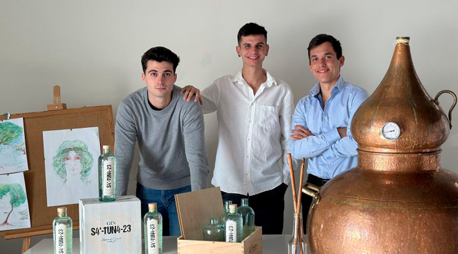 Els cofundadors de Sa Tuna Gin. Foto: Cedida