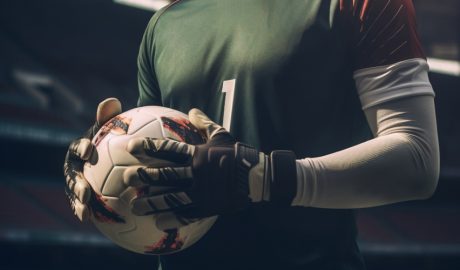 Un jugador de futbol