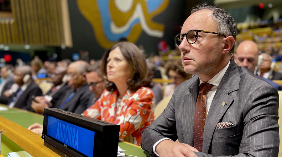 Xavier Espot i, al seu costat, Imma Tor (SFGA)