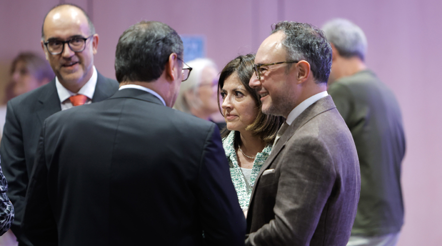 A la dreta, la ministra d'Exteriors, Imma Tor i el cap de Govern, Xavier Espot (SFGA)