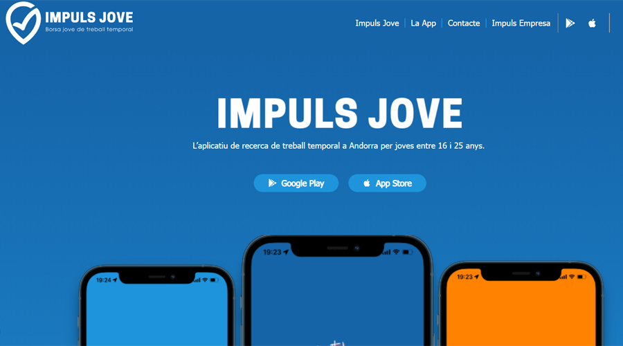 Web d'Impuls Jove (CCIS)
