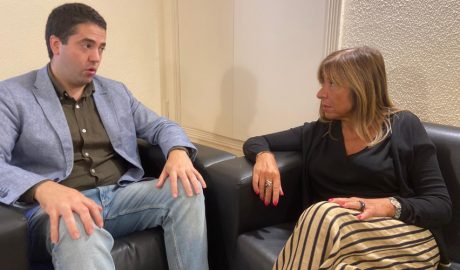 Joan Barrera i Conxita Marsol reunits al consistori urgellenc
