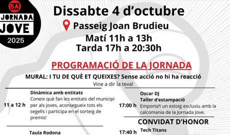 Cartell de la 5a Jornada Jove