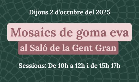 Cartell anunciador de l'activitat