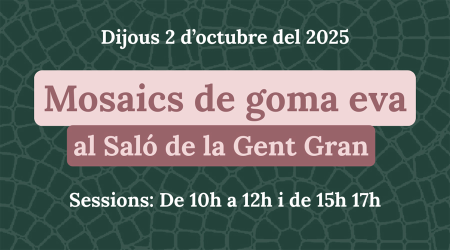Cartell anunciador de l'activitat (MCTA)