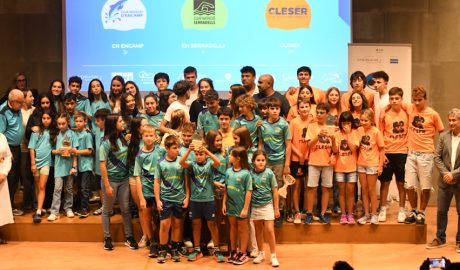 Foto de família de la Nit de la Natació