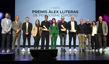 Els premiats del cinquè Premi Àlex Lliteras de periodisme esportiu