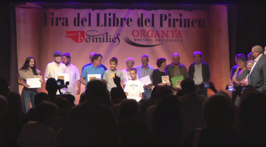 Lliurament dels premis Homilies d'Organyà 2025 (Imatge: Ajuntament d'Organyà)