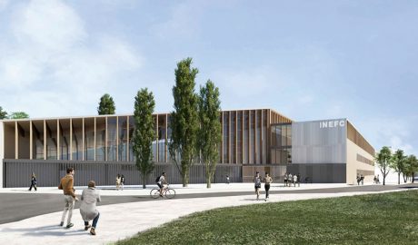 Render del futur edifici de l'INEFC Pirineus