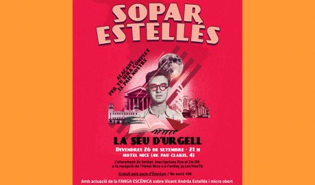Cartell anunciant el Sopar Estellés