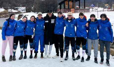 L'equip sub-16 de l’Esquí Club Pas de la Casa Grau Roig