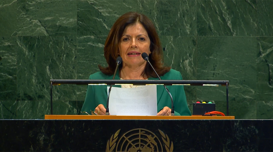 Un primer pla de la ministra, Imma Tor (ONU)