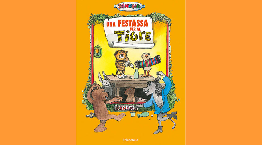 Coberta del llibre infantil "Una festassa per al tigre"