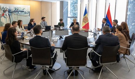 La delegació d'Armènia amb la Comissió Legislativa de Política Exterior