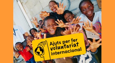 Enguany la convocatòria incrementa el nombre d’ajuts disponibles per al voluntariat internacional