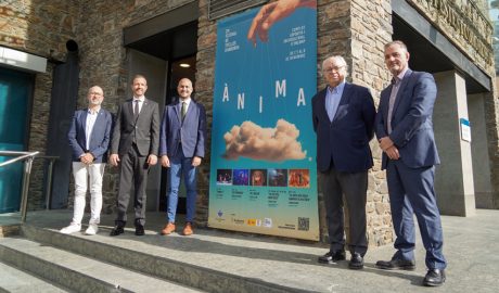 Els participants en la presentació del Festival Ànima