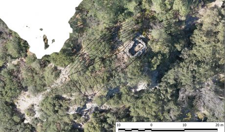 Zona on hauria estat aixecat el Castell de Bragafolls