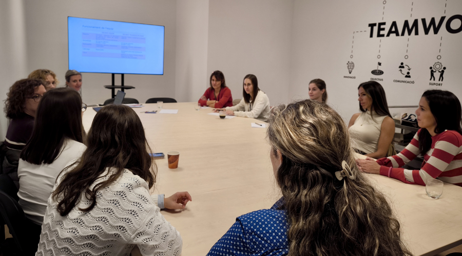 Reunió entre les responsables del servei Impuls i del CDIAP del Berguedà (FPNSM)