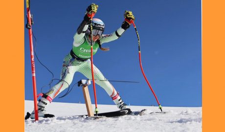 L'esquiadora andorrana, Cande Moreno