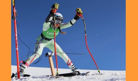 L'esquiadora andorrana, Cande Moreno