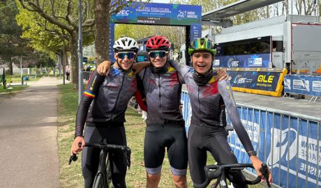 Els tres corredors andorrans presents a l'Europeu de ciclisme