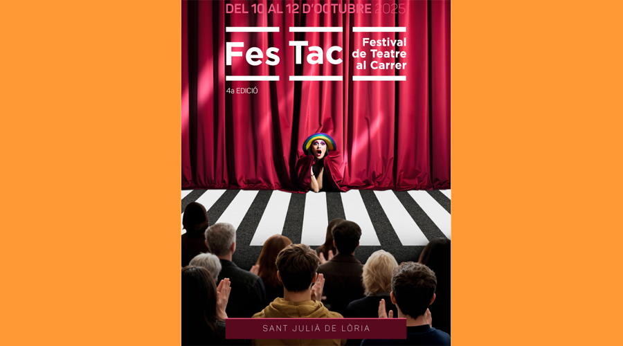 Cartell del FESTAC 2025 (Comú de Sant Julià)