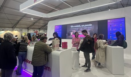 L'estand de l'operadora a la Fira d'Andorra la Vella