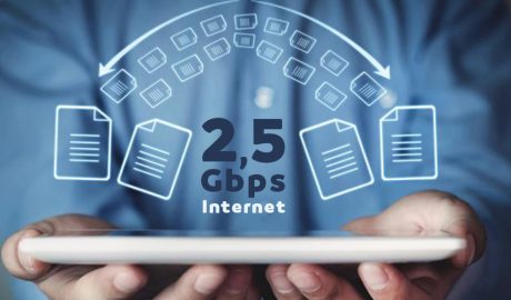 Els clients empresa que fins ara disposaven d’1 Gbps passen automàticament a gaudir de 2,5 Gbps