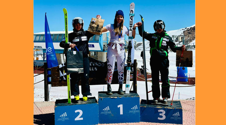 Isabella Pérez 2a i Carlota Comellas 3a al GS NJC de Valle Nevado. Foto: FAE