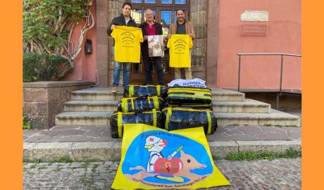 El material recollit i que serà lliurat a l'hospital cubà