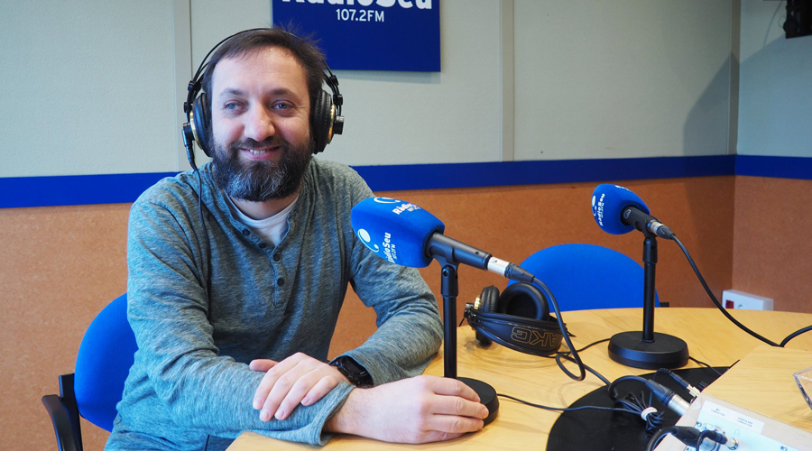 Miquel Alet, durant la seva etapa com a col·laborador de RàdioSeu (Ràdio Seu)