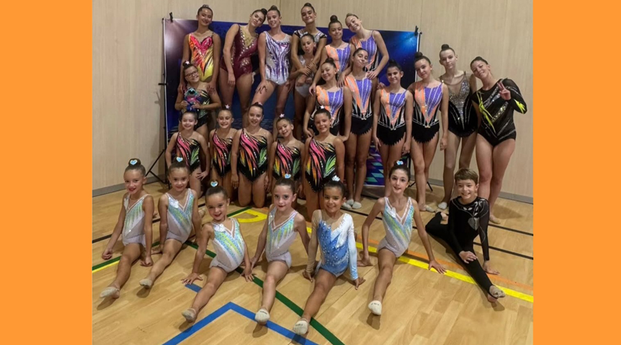 Bona progressió de les gimnastes en les proves disputades (Rítmica GAEE)