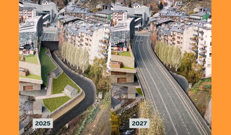 Render del tram 4 de la desviació de la Massana a Ordino