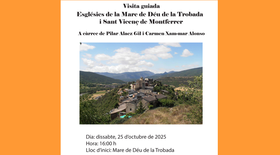 Cartell anunciant la visita guiada (CCAU)